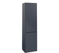 Tall Bathroom Cabinet Villeroy and Boch Subway 3.0 450x1710x362mm Marine Blue right, 1 door, laundry basket