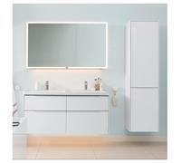 Tall Bathroom Cabinet Villeroy and Boch Subway 3.0 450x1710x362mm Pure White left, 1 door, laundry basket