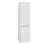 Tall Bathroom Cabinet Villeroy and Boch Subway 3.0 450x1710x362mm Pure White right, 1 door, laundry basket