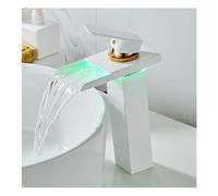 Tall Bathroom Sink Led Water Tap Temperature Controlled Bathroom Waterfall Sink Square Luxury Mixer s Mixer Tap
