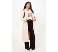 Tall Belted Midi Coat Dorothy Perkins Mink L