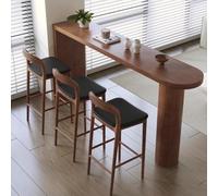 Tall Bistro Pub Rectangle Narrow Table,Kitchen Island Coffee Long Table,All solid wood Rectangle Bar Height Table,Against the wall Dining Room Bar Table,Narrow Pub Patio Bar Table,No stools(180*50*105