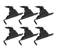 Tall Black Wizard Witch Hat Fancy Dress Accessory School Book Week World Day Movie Character Television Halloween Parties Events Costume One Size X6