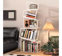 Tall Bookshelves, Space Saving Storage Solution for Organized Bedroom, Living Room, Study, Office