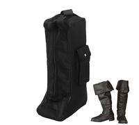 Tall Boot Bag - Cowboy Boot Travel Bag, Horse Riding Boot Bag | Durable Waterproof Zippered Design with Handles, Protective Organizer for Riding Boots Equestrian Gear, Leather Boots for Women & Men