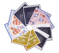 Tall Boy Set of 10 Award Winning Birthday Cards for Her and Him with Specially Designed Envelopes | Happy Birthday Card with Embossed or Foil Finish | Assorted Greeting Cards Multipack | Made in UK, mixed, 5035268426458