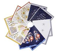 Tall Boy Set of 10 Award Winning Birthday Cards for Her and Him with Specially Designed Envelopes | Happy Birthday Card with Embossed or Foil Finish | Assorted Greeting Cards Multipack | Made in UK, 5035268426427