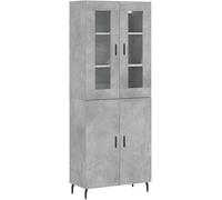 Tall Buffet Sideboard Cabinet with 2 s Doors - Slish Console for Living Room, Bedroom, Office Sto Soluts, Modern Fur Upgrade