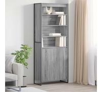 vidaXL Tall Cabinets Grey Sonoma 79 x 36 x 200 cm Engineered Wood