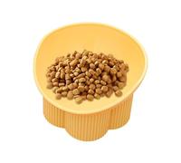 tall cat bowl sloping food dish macaroon pet bowl tall food bowl slanted cat feeder anti-tip food bowl for cat feeding station sloping dog bowl pet food dish sloping kitten bowl tall food dish spill