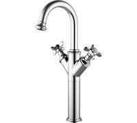Tall Chrome Crosshead Mono Basin Mixer Tap - Camden