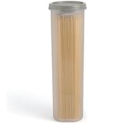 Tall Clear Spaghetti Pasta Container Storage With Lid.Multi-Purpose Kitchen Pantry Organization And Food Storage For Noodles Beans Straws - Airtight Leakproof Spaghetti Keeper BPA Free 37 oz.