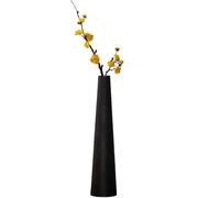 Tall Conic Ceramic Bud Vase Small Single Stem Flower Vase for Wedding Table Office Desk Minimalist Home Decor Modern Floral Centerpiece