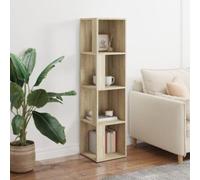 vidaXL Corner Cabinet Sonoma Oak Engineered Wood Home Standing Shelf Cabinet