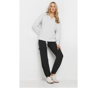 Long Tall Sally - LTS Tall Crepe Cuffed Cargo Trousers - Women's Black