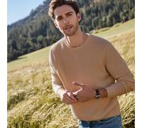 Tall Crew Neck Cashmere Jumper lands end Camel L