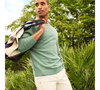 Tall Crew Neck Cashmere Jumper lands end Green M