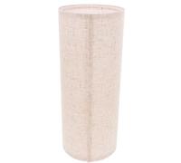 Tall Cylinder Fabric Lampshade for Floor Lamps, Khaki Modern Drum Cover | Minimalist round Design, Suitable for E27 Sockets, Creates Softer Bedside Lighting, for Bedroom Reading Areas