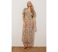Tall Ditsy Floral Tea Maxi Dress Long Tall Sally Orange 12