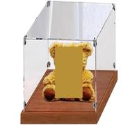 Tall Dolls Figures Acrylic Display Case, Home Storage & Organizing Toys Plastic Bins, Clear Retail Cabinet Safe Box)(40x40x40cm(16"x16"x16"))