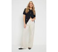 Tall Double Belt Tie Trousers Long Tall Sally Ivory 24XL