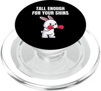 Tall Enough for Your Shins Funny Boxing Rabbit Short People PopSockets PopGrip for MagSafe