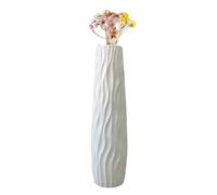 Tall Floor Vase, 22.83 Inch Ceramic Smooth Gloss Finish, Robust Elegant Structure, Modern, Statement, Decorative Centrepiece for Interior Styling, Decoration for Living Room, Bedroom, Wedding