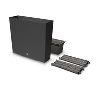 Prosperplast RATO Case Tower Indoor and Outdoor Planter Pot (Anthracite)