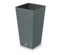 Prosperplast Furu Collection Scandinavian Blue Plant Pot with Tank 20 x 20 x 38 cm 5L Capacity, 5 L