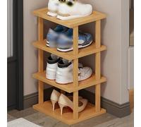 Tall Free Standing Shoe Rack Strong Load-Bearing Design Easy to Install Thickened Plate nizer for Bedroom Hallway Closet - Size 4A