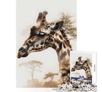 Tall Giraffe Dreams 1000 Piece Jigsaws for Teenagers Puzzle Great Gifts for Games Improve Memory AntiStress Toys for And from 14 Years And over (38x26cm)