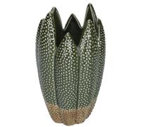 Tall Green Cactus Vase, Cactus Pot, Textured Ceramic Retro Cacti Vase, Rustic Large Vase, Green Vase, Flower Vase, Tall Vase, Tropical Vase, Botanical Vase