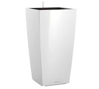 Tall Indoor and Outdoor Planter LECHUZA CUBICO Square Self-watering Plant Pots