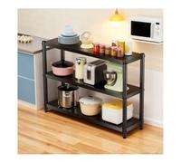 Tall Kitchen Microwave Stand & Baker's Rack with Storage Multi-Functional Kitchen nizer for Restaurants & Living Rooms Dimensions: 120x40x80CM