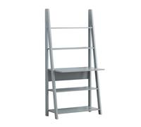 Tall Ladder Desk Computer Workstation with Shelves for Home Office Study