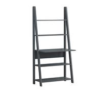 Tall Ladder Desk Computer Workstation with Shelves for Home Office Study