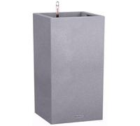 Tall Large Indoor and Outdoor LECHUZA CANTO Stone Square Self-watering Planter