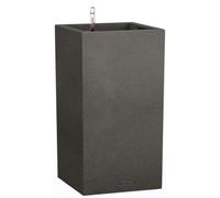 Tall Large Indoor and Outdoor LECHUZA CANTO Stone Square Self-watering Planter