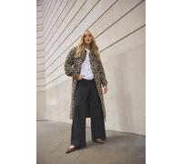 Tall Leopard Print Shacket Long Tall Sally Brown 18