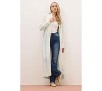 Tall Longline Cardigan Long Tall Sally White 22-24