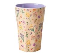 Tall Melamine Mug - Multi - Wild Flower Print