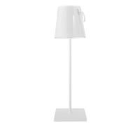 Tall Modern White LED Colour Changing Rechargeable Touch Table Lamp Happy Homewares White One Size