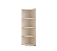 Tall Narrow 3-6 Tier Corner Boohelf - Space-Saving Book Sto Rack for Home Decor, Ideal for Boo, Comics & Detive Items (30x30x150cm) - Slish Corner nizer