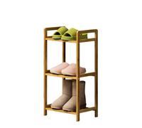 Tall Narrow Bamboo Shoe Rack 3Tier MultiFunctional Freestanding Shoe nizer for Entryway Hallway Dorm Apartment Storage Solution