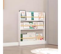 Tall Narrow Bookshelf 36 Tier SpaceSaving Wall Bookcase for Bedroom Living Room & Office Behind Door Storage Organizer for Kids’ Toys & Books White 39.4" x 3.9" x 35.0"