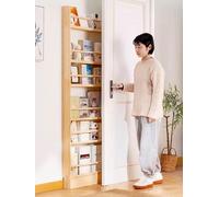 Tall Narrow Bookshelf for Space Saving - 6-Tier Solid Wood Bookcase Floor Standing Storage Rack for Kids & Adults nize Your Home (27.5 x 68.5 in)