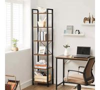 SONGMICS Vasagle 6-tier bookshelf- rustic Brown And Black, Multi