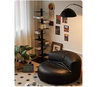 Tall Narrow Metal Bookshelf with Back, 9-Tier Ladder Bookcase, Simple Invisible Design, Modern Orange Bookshelf for Home & Office Storage