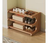 Tall Narrow Shoe Rack for Small Spaces - Multifunctional & Display Shelf for Entryway Closet Corner Doorway - Space-Saving Shoe Storage Solution