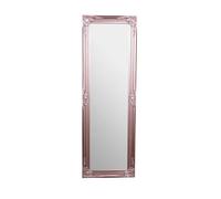 Tall Ornate Rose Gold Pink Mirror 47cm X 142cm Melody Maison Rose Gold One Size